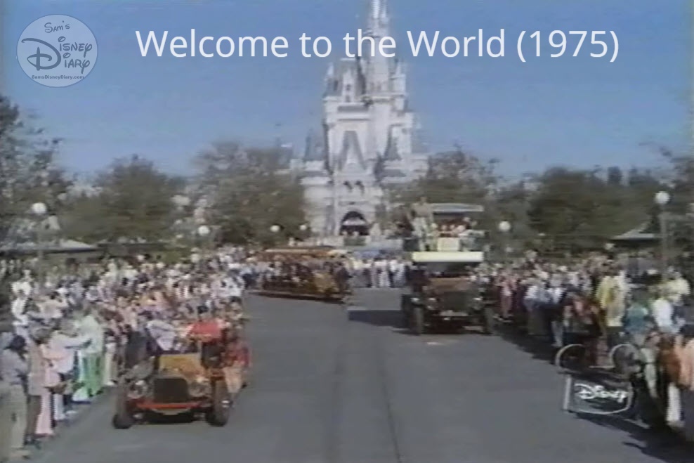 Cinderella Castle 1975 during the Welcome to The World Television Special