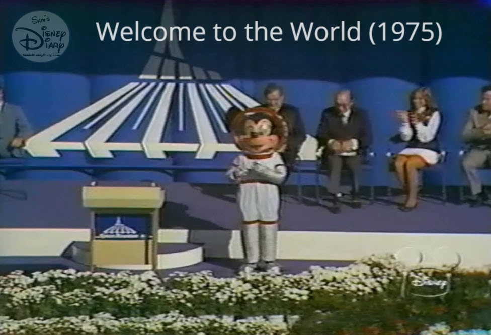 Mickey Mouse announces the opening of Space Mountain in 1975