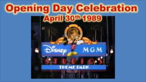 Disney MGM Studios Opening Day Celebration