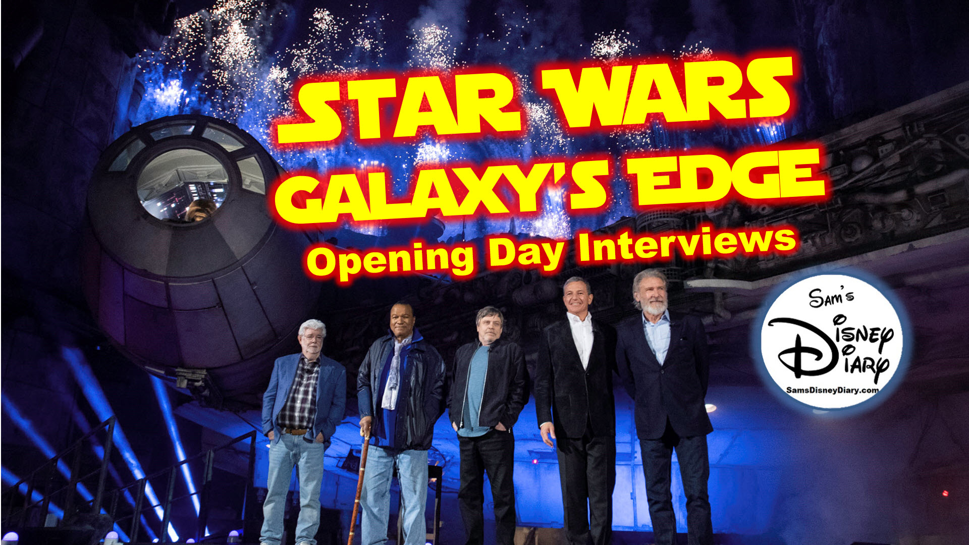 Star Wars Galaxy's Edge Opening Day Interviews and imaginer first look
