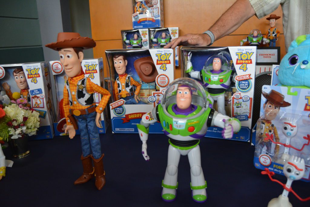 Toy Story 4 Merchandise at Press Junket