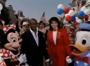 1991 Disney Great American Celebration - Connie Sellecca and Robert Guillaume kick things off