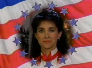1991 Disney Great American Celebration - co-host Connie Sellecca