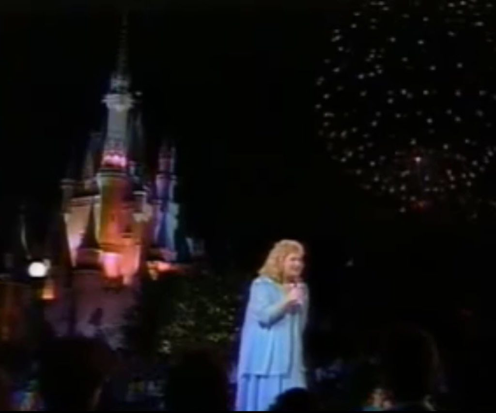 1989 Walt Disney World 4th of July Spectacular featuring Sandi Patty Closing the Show with a Live Fireworks Performance