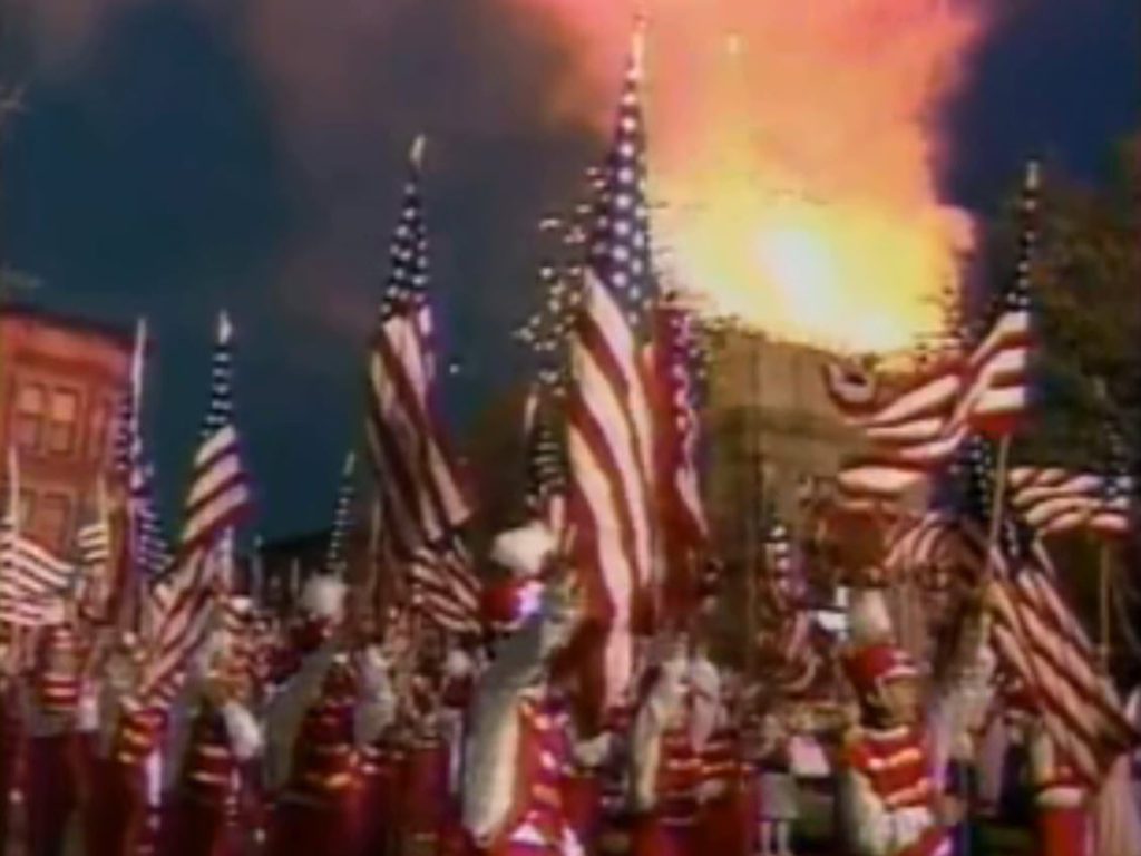 1989 Walt Disney World 4th of July Spectacular Opening Number from Washington Square in Disney MGM Studios