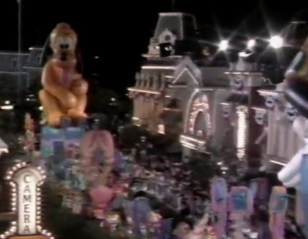 1990 Walt Disney World 4th of July Spectacular - The Disneyland Party Grass Parade celebrating 35 years of Disneyland