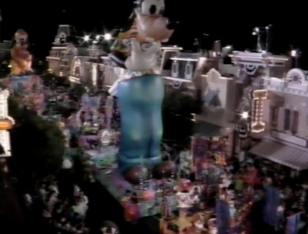1990 Walt Disney World 4th of July Spectacular - The Disneyland Party Grass Parade celebrating 35 years of Disneyland