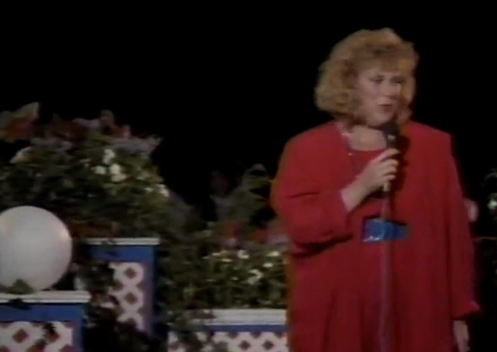 1990 Walt Disney World 4th of July Spectacular Sandi Patty Closes the special with a live performance