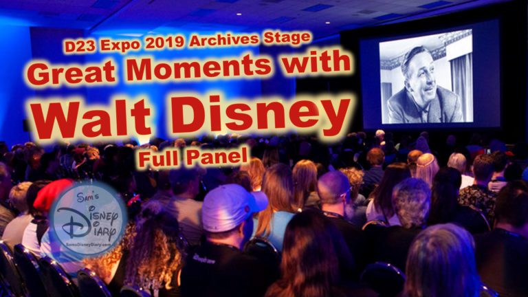 Walt Disney | Great Moments | D23 Expo | Archives Stage | Disney History | Walt Disney in his own Words