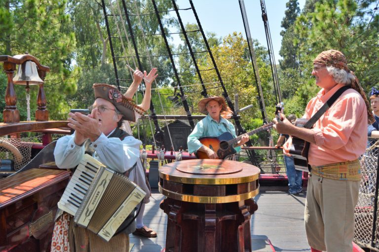 Disneyland The Bootstrappers on the Sailing Ship Columbia - SamsDisneyDiary