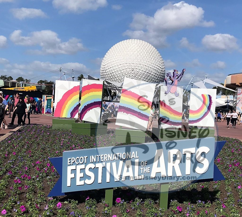 Epcot Festival of the Arts 2020 - Figment Welcome