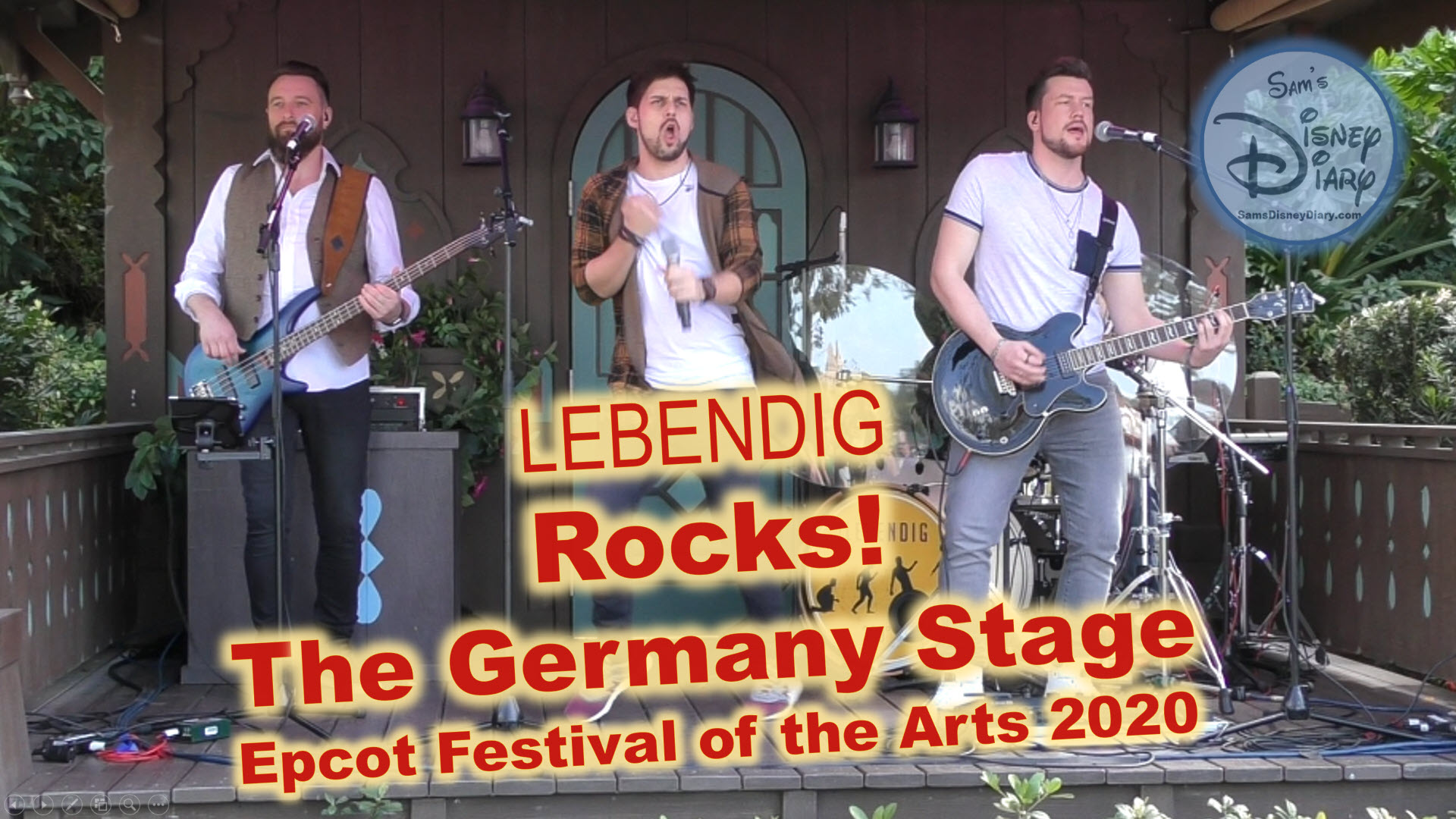 Epcot festival of the Arts Rocking with Germany Lebendig