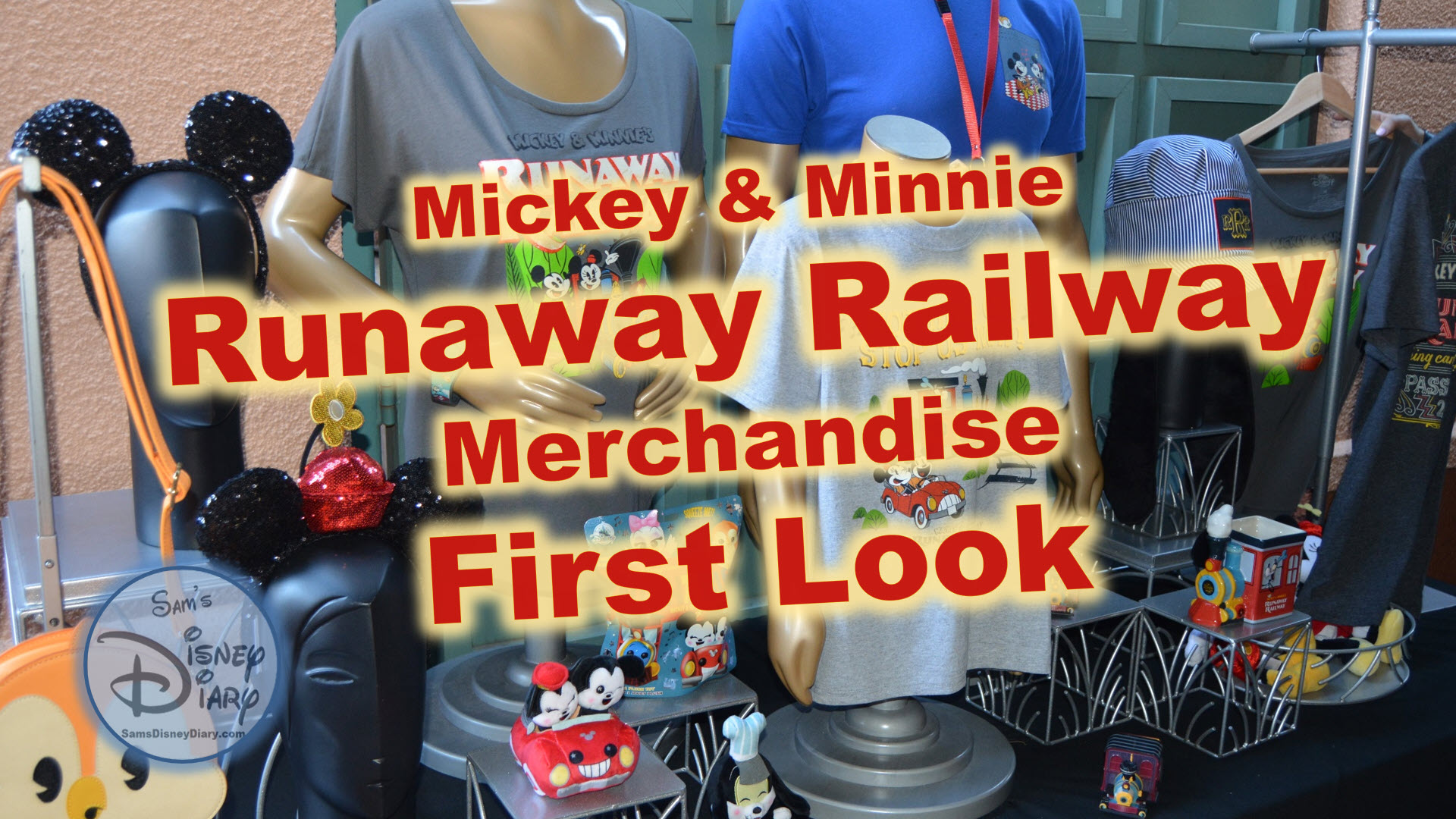 Mickey and minnie's runaway railway merchandise