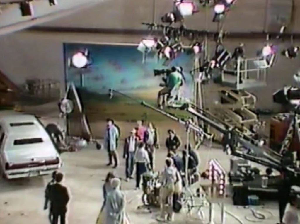 1988 Walt Disney World Easter Day Parade Hosts Regis Philbin visits the New Disney MGM Studios