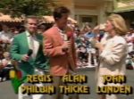 Joan Lunden and Alan Thicke host the 1991 Walt Disney World Happy Easter Parade with Regis Philbin