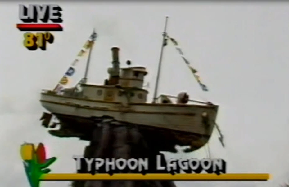 1992 Walt Disney World Easter Day Parade Typhoon LAgoon