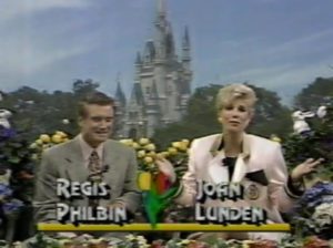 1993 Walt Disney World Easter Day Parade Host Joan Lunden and Regis Philbin