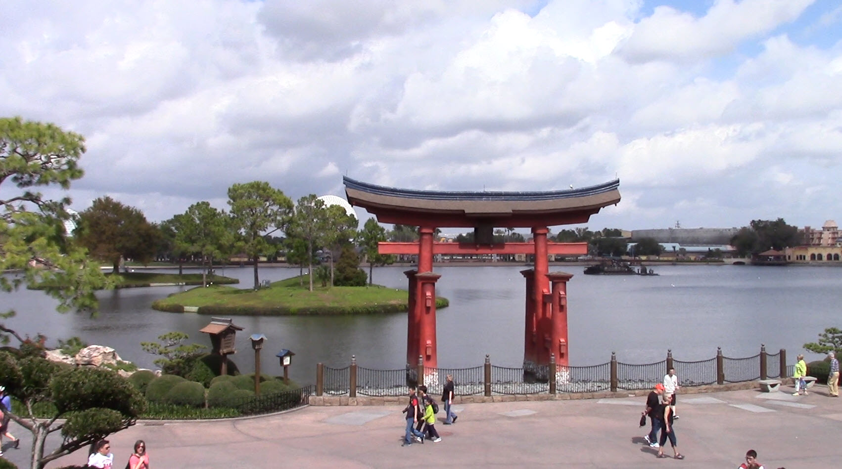 World Showcase Skyline from Summer 2015 from Japan