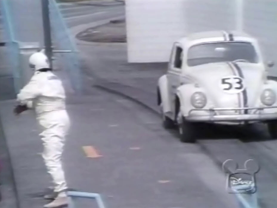 Walt Disney World Grand Opening - Buddy Hacket takes Herbie on the Grand Priex