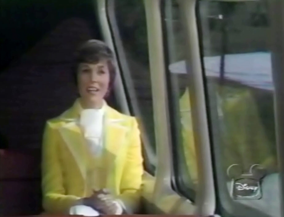 Walt Disney World Grand Opening - First look at a Monorail - with Julie Andrews