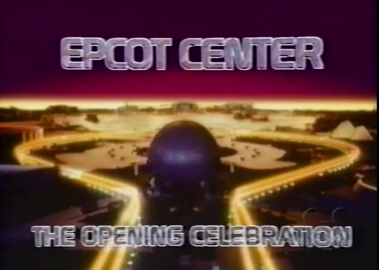 EPCOT Center Grand Opening hosted by actor-singer-comic Danny Kaye