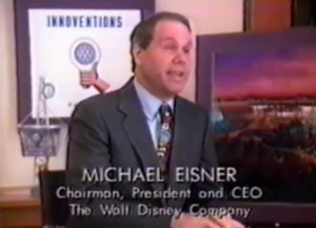 The Making of Epcot's Innoventions 1994 - Michael Eisner