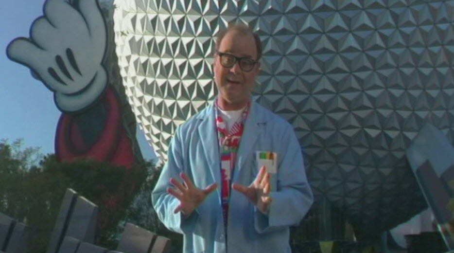 Epcot Where Dreams Come True 2004 Professor “Sy N. Tific”, as in Scientific