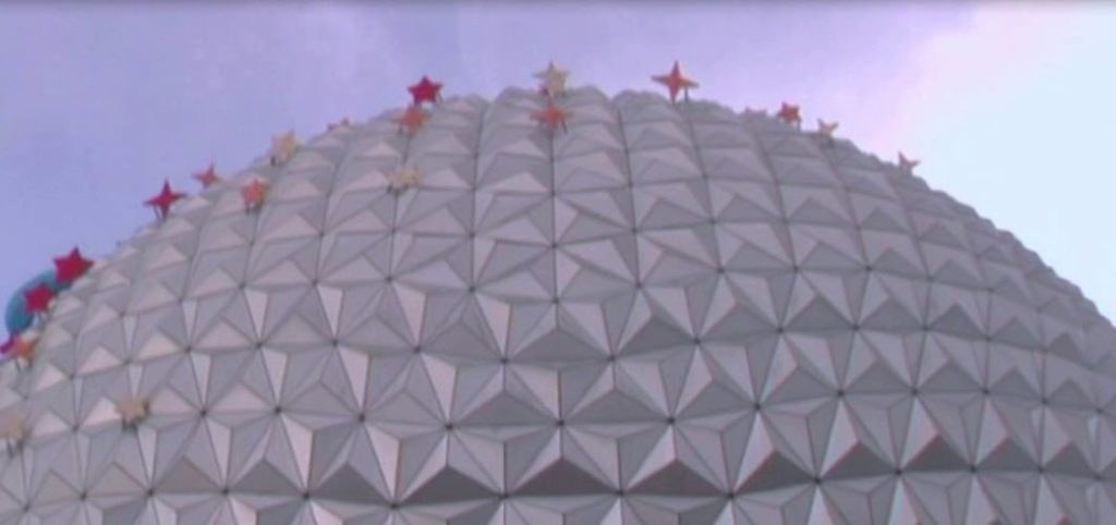 Epcot Where Dreams Come True 2004 - Epcot wand over Spaceship Earth