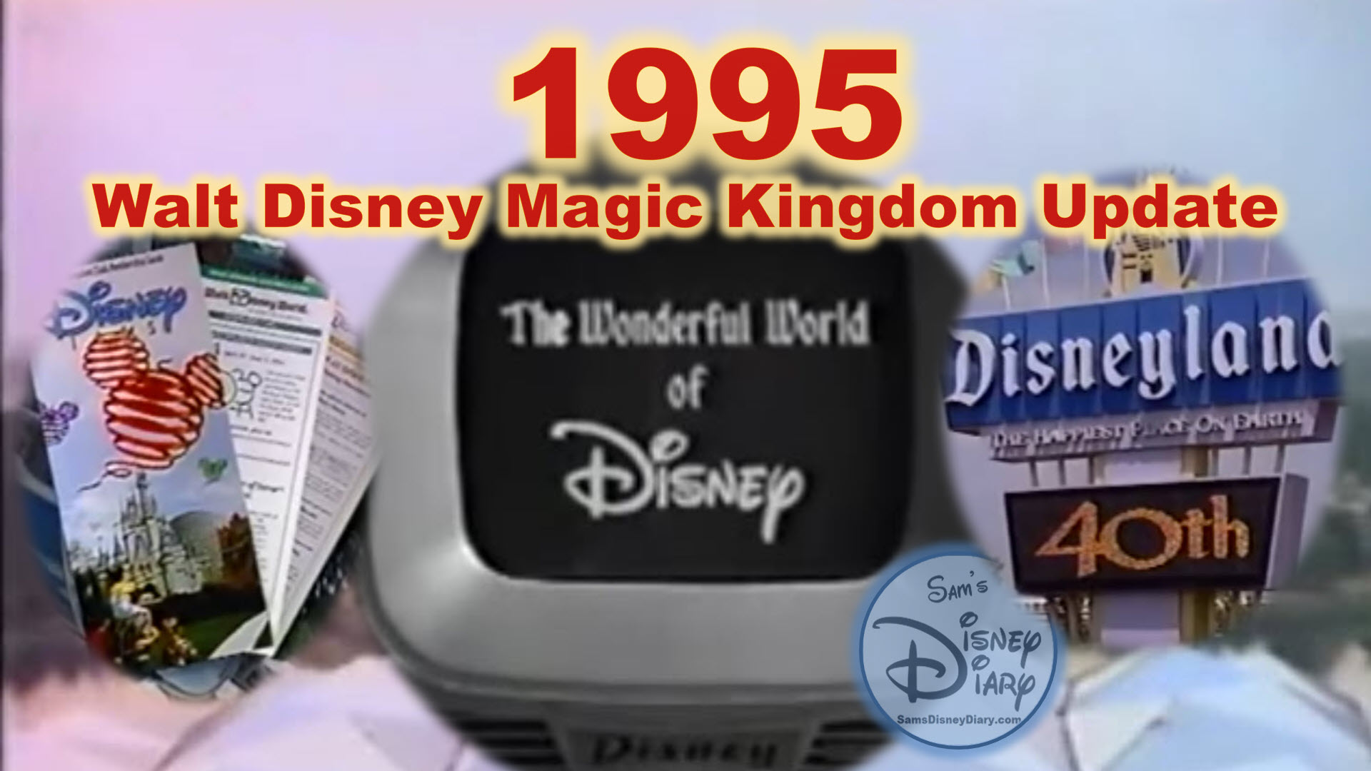 1995 Disney Magic Kingdom Gold Club Card Update from VHS - Wonderful World of Disney