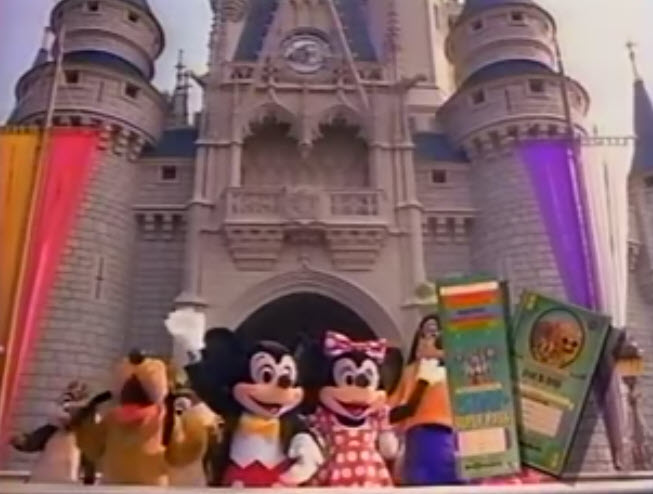 In 1993 Disney Magic Kingdom Gold Club Card Update from VHS - Be Our Guest