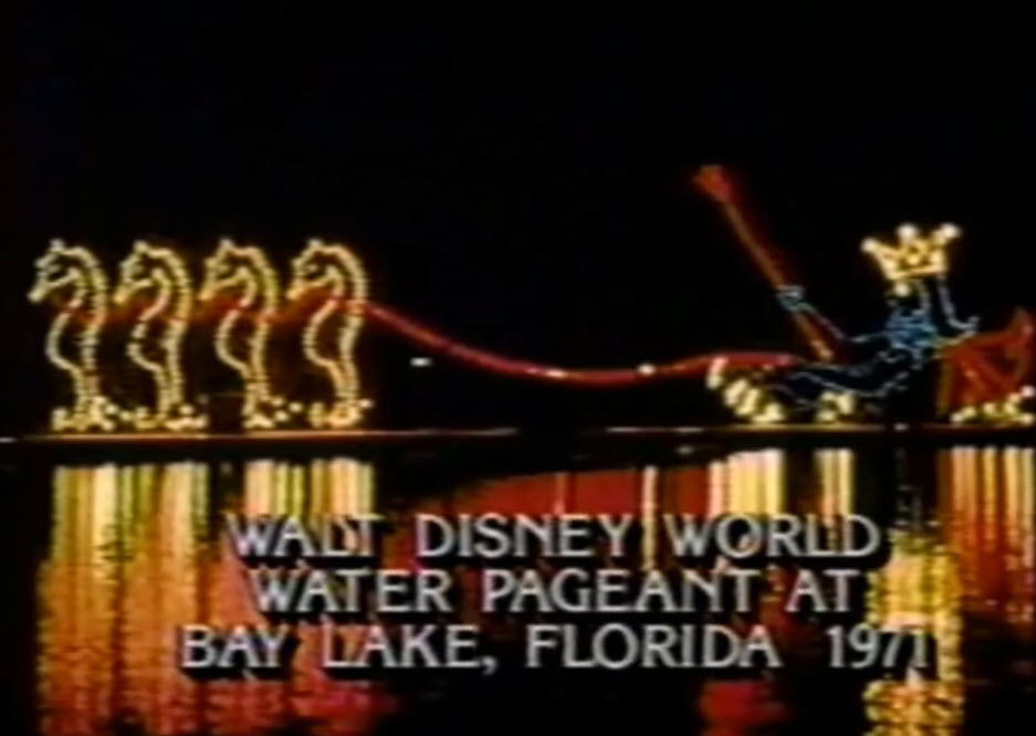 Back Stage Disney The Main Street Electrical Parade Water Pageant