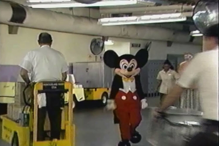 Remember the Magic, Walt Disney World 25th Anniversary Special Utilidoors Mickey Mouse under the Magic Kingdom