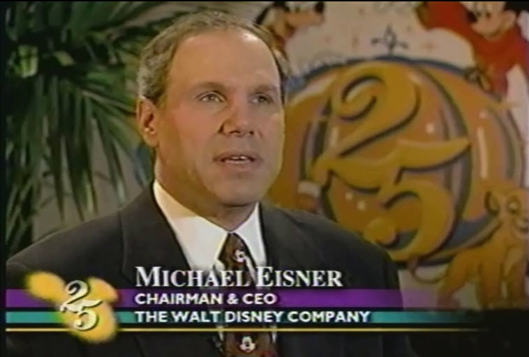 Remember the Magic, Walt Disney World 25th Anniversary Special Michael Eisner