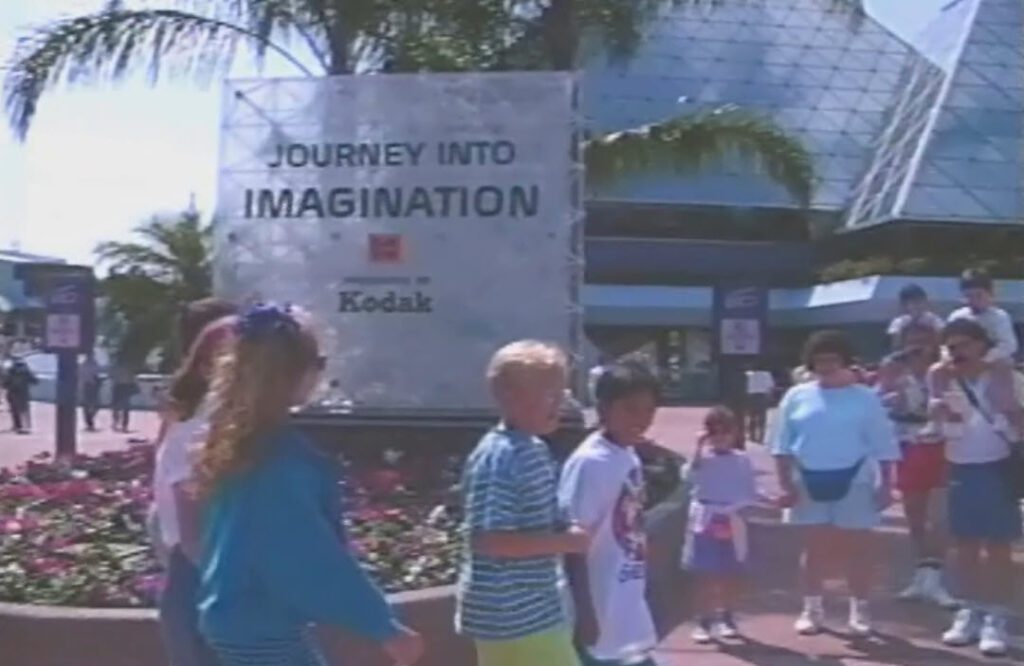 a day at Epcot 1991 Journey into imagination with Dreamfinder and Figment