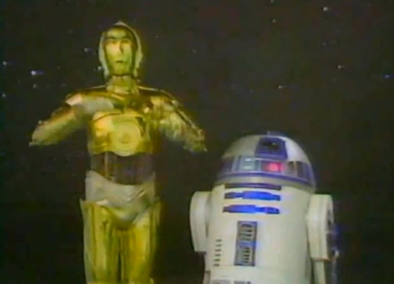 Happy 50th Birthday Donald Duck (1984) - C3Po and R2D2