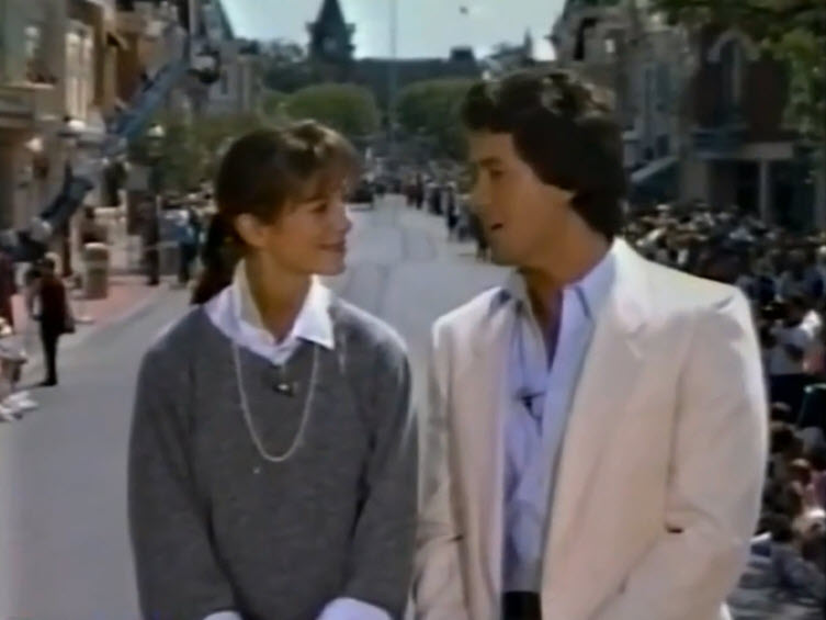 Disney’s Captain EO Grand Opening (1986) Patrick Duffy and Justine Bateman