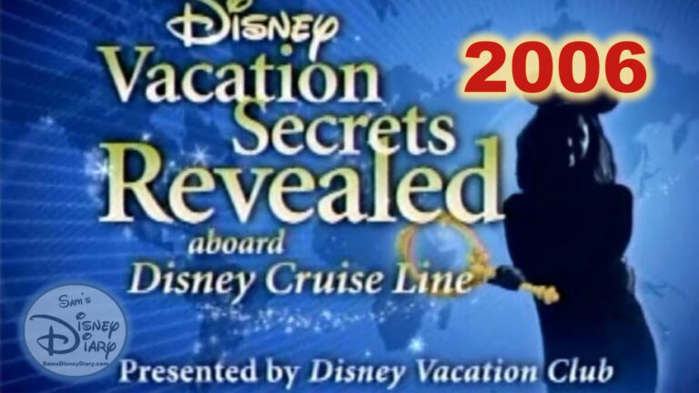 DVC Secrets Revealed from Disney Cruise Lines (2006)