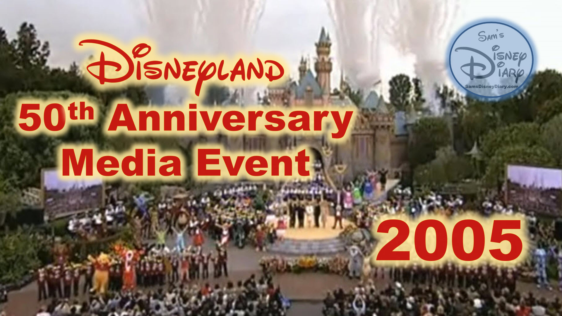 Disneyland 50th Anniversary Media Event (May 4, 2005) Happiest homecoming on Earth