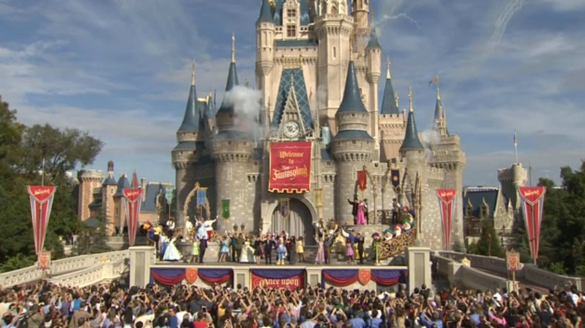 Walt Disney World New Fantasyland Opening Celebration 2012