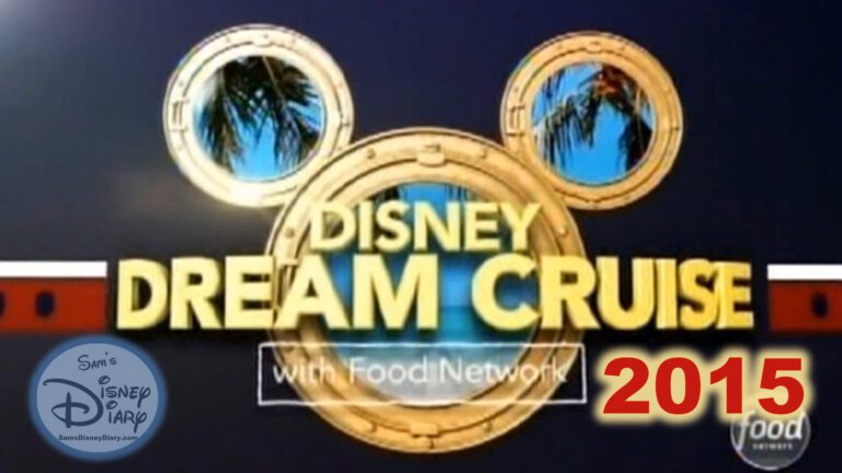 Disney Dream Cruise, with the Food Network (2015)