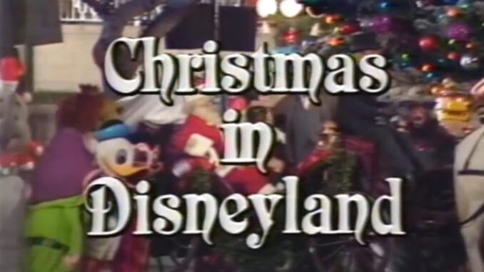 Christmas at Disneyland 1976