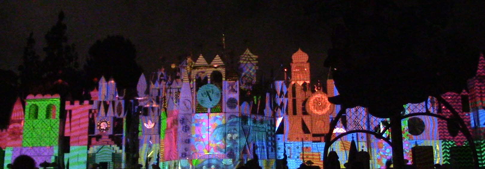 Disneyland Forever Fireworks It's a Small World Projections SamsDisneyDiary