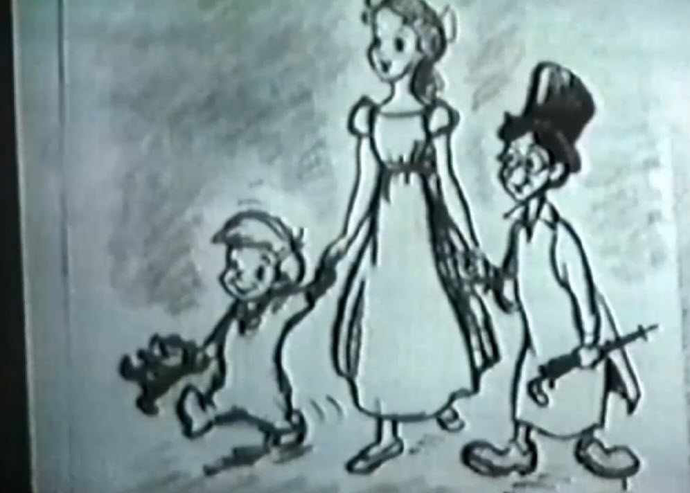 The Walt Disney Christmas Show (1951) Peter Pan Promotion Concept Art