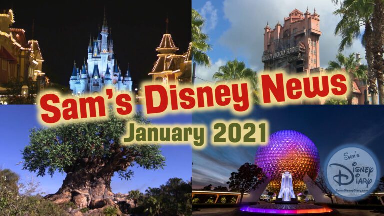 Sam's Disney News January 2021 SamsDisneyDiary