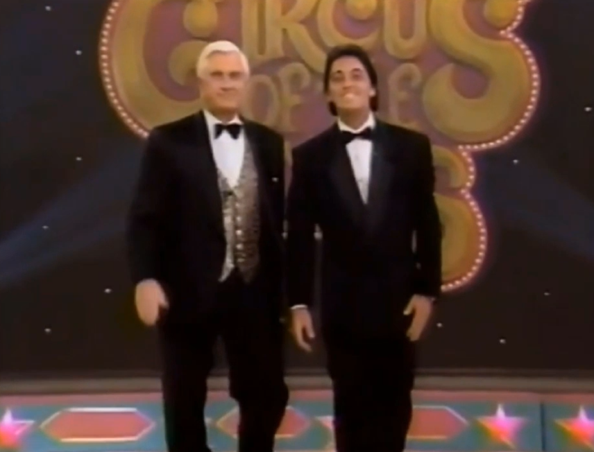Circus of the Stars Goes to Disneyland (1994) Harry Anderson, Leslie Nielsen, and Scott Biao are our ringmasters