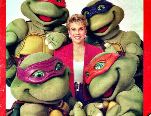 Anne Murray in Disney World (1991) Teenage Mutant Ninja Turtles magazine Cover