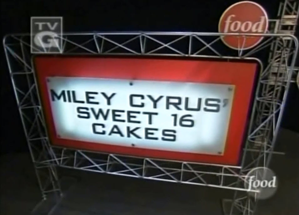 Food Network Challenge: Miley Cyrus Sweet 16 Cake (2009)