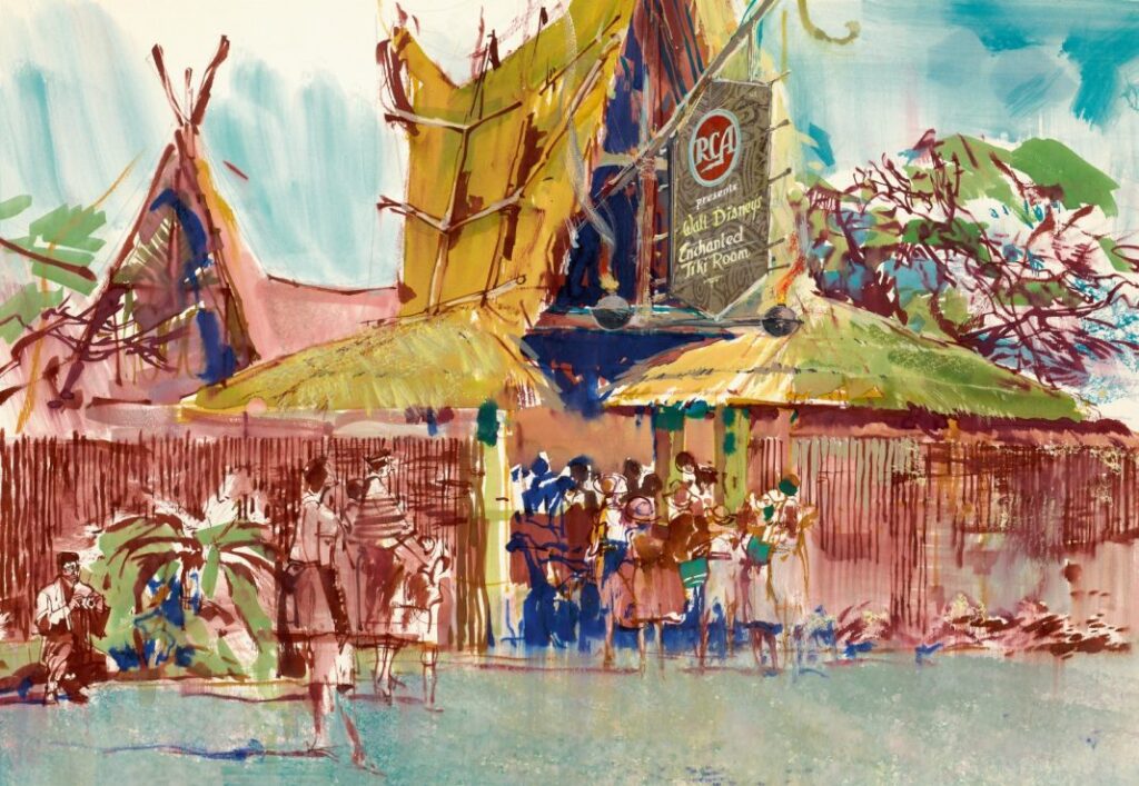 Walt Disney's Enchanted Tiki Room Original Concept Art
