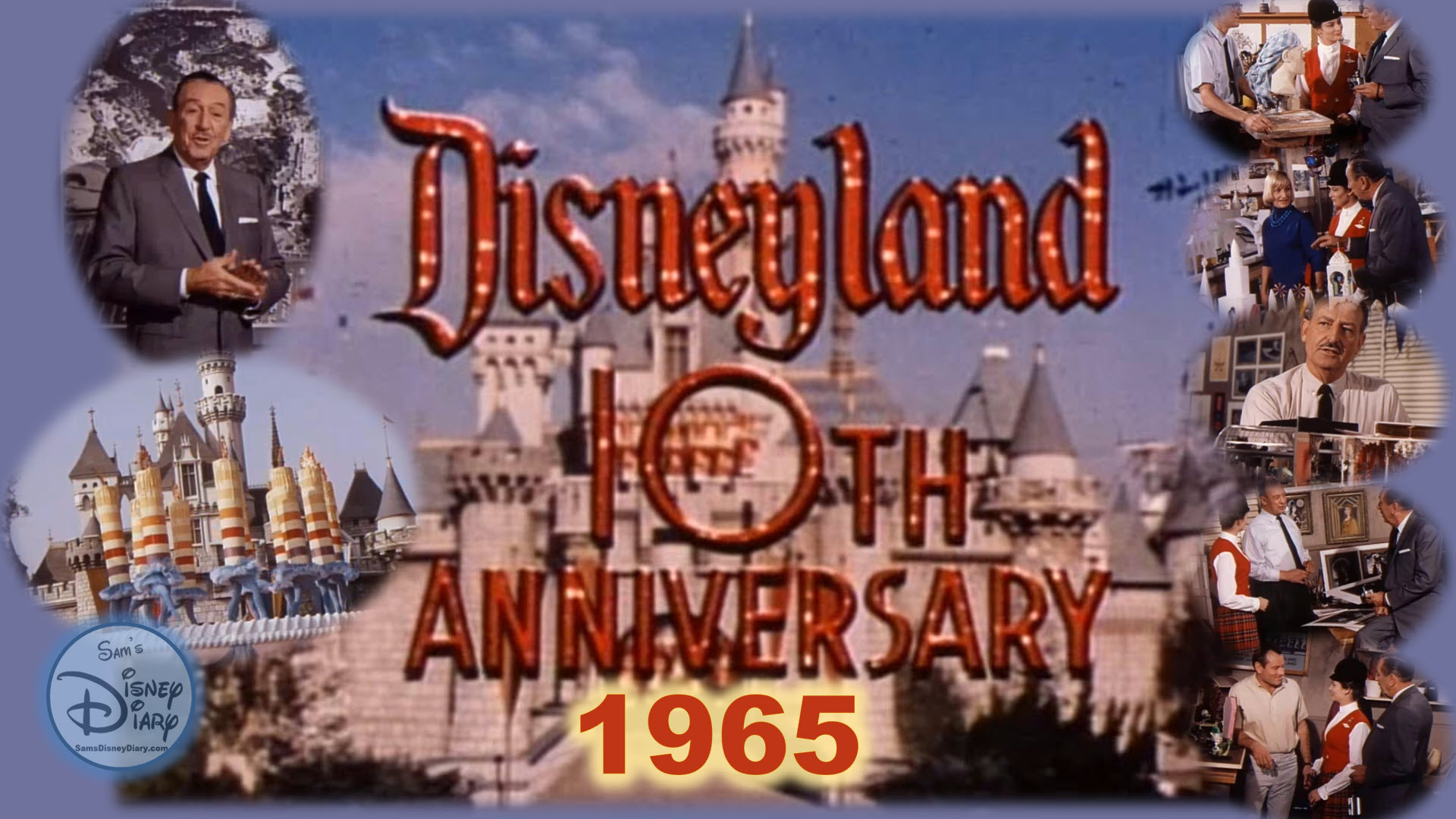 Disneyland 10th Anniversary Special Walt Disney with Julie Reihm Disneyland Ambassador