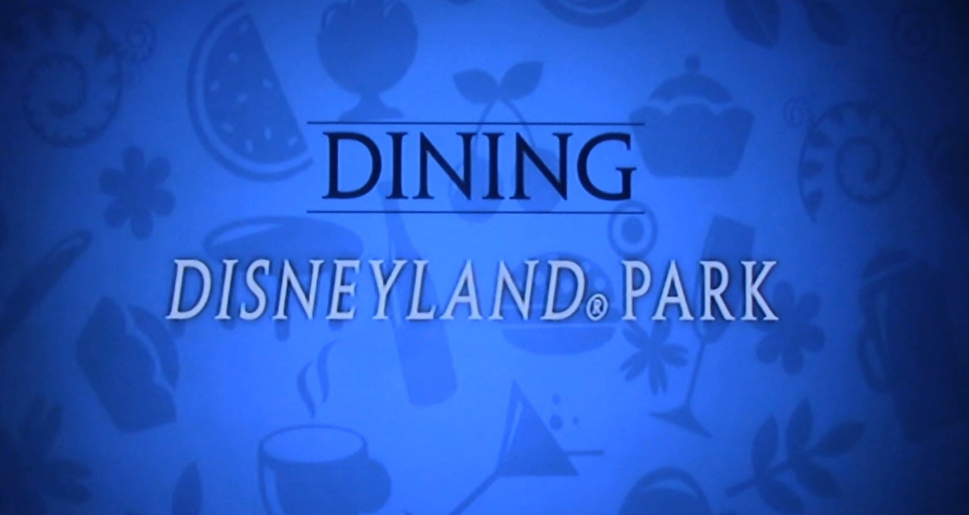 Disneyland Dining Guide Disneyland Resort TV (2017)